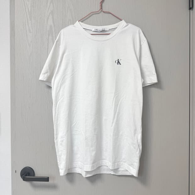 (L) 캘빈클라인 로고 반팔