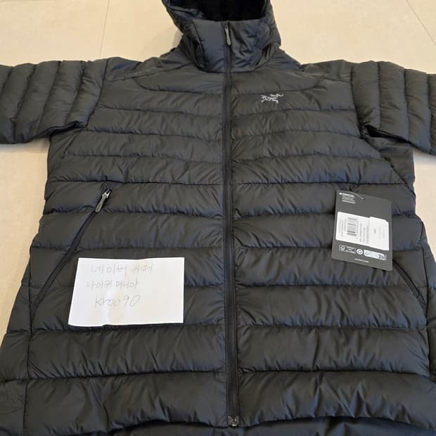 아크테릭스 세륨 패딩 블랙 XL