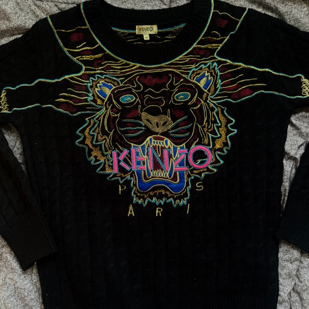 겐조 타이거 케이블 니트 