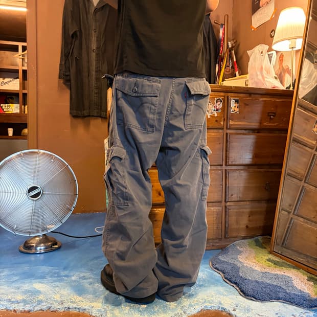 00S LEVI'S WORKWEAR 루즈핏 카고 새깅 팬츠