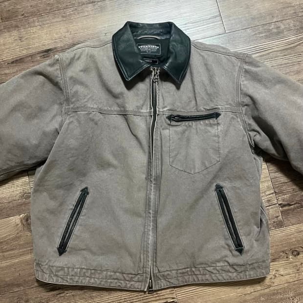 프리즘웍스 캔버스 디스트로이드 워크 자켓 m