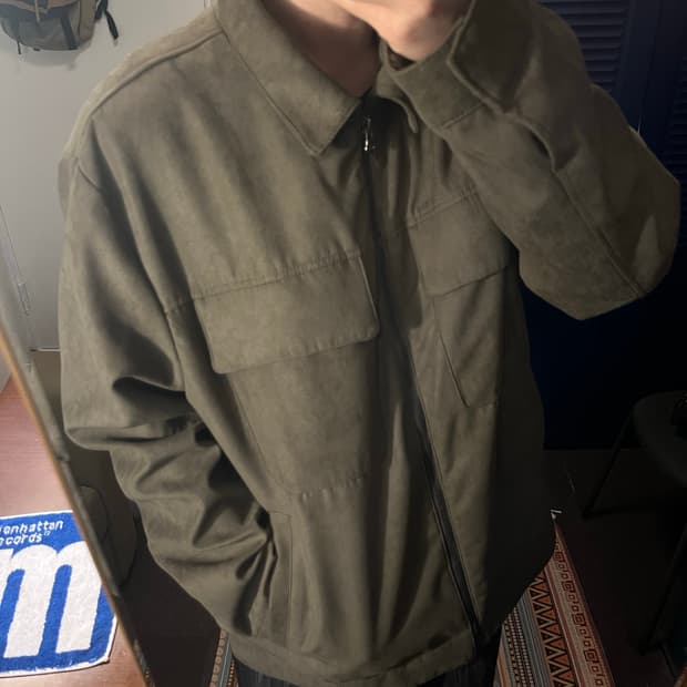 탑텐 스웨이드 자켓