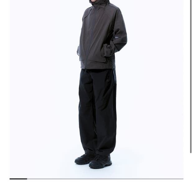 산산기어 SIDE SNAP PANTS [BLACK] 3size