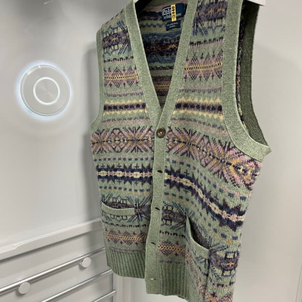 폴로 랄프로렌 페어아일 울 니트 베스트 M