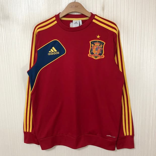 아디다스 12-13 스페인축구국대 스웨트탑 100