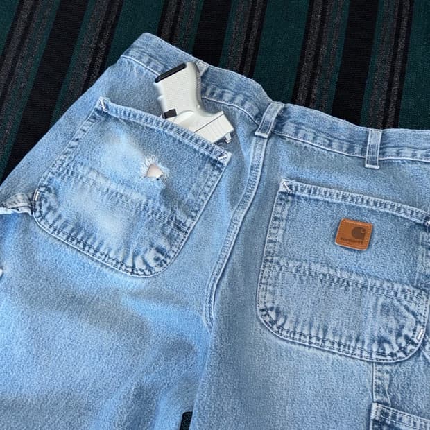Carhartt 빈티지 칼하트 카펜터 데님 워크 팬츠 30