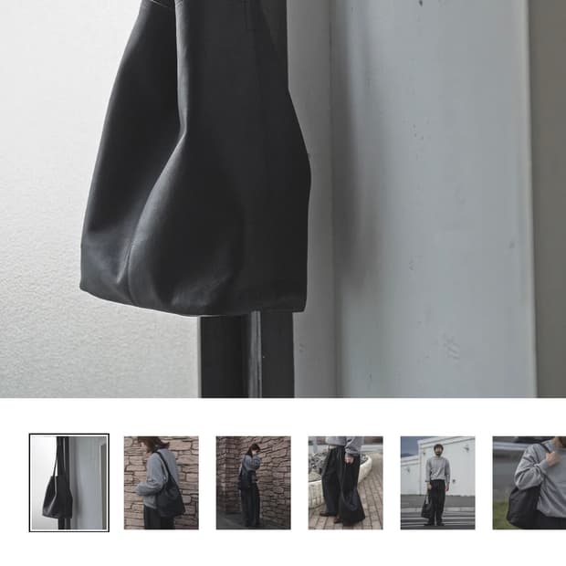 모르피 CYLINDER 백 - M size (BLACK)