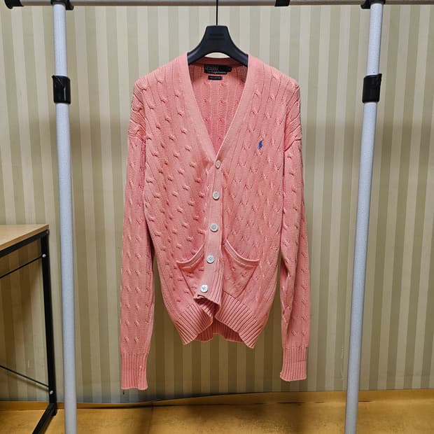 폴로 가디건 코튼 95