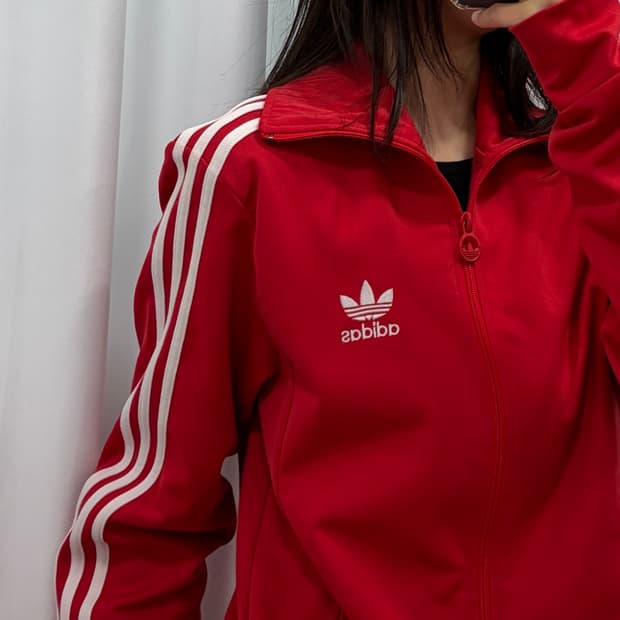 [L]아디다스 유로파 레드 트랙탑 져지