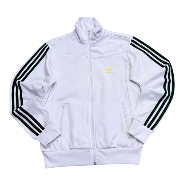 아디다스 00s 올드스쿨 흰 초 트랙탑 져지