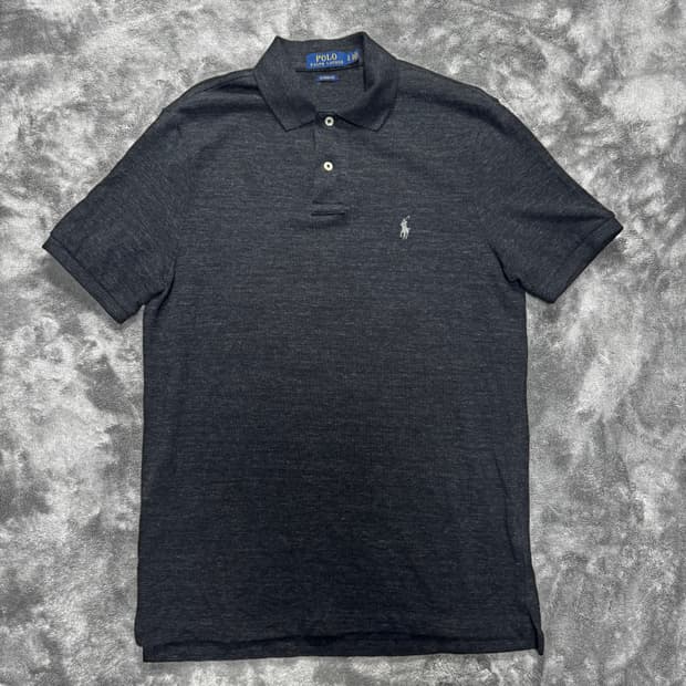 폴로랄프로렌 차콜 반팔 카라티 클래식 핏 s