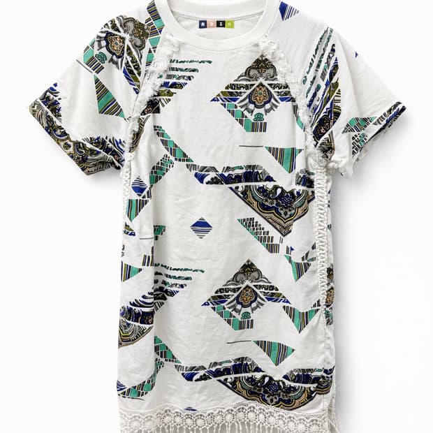 MSGM 패턴 원피스 S