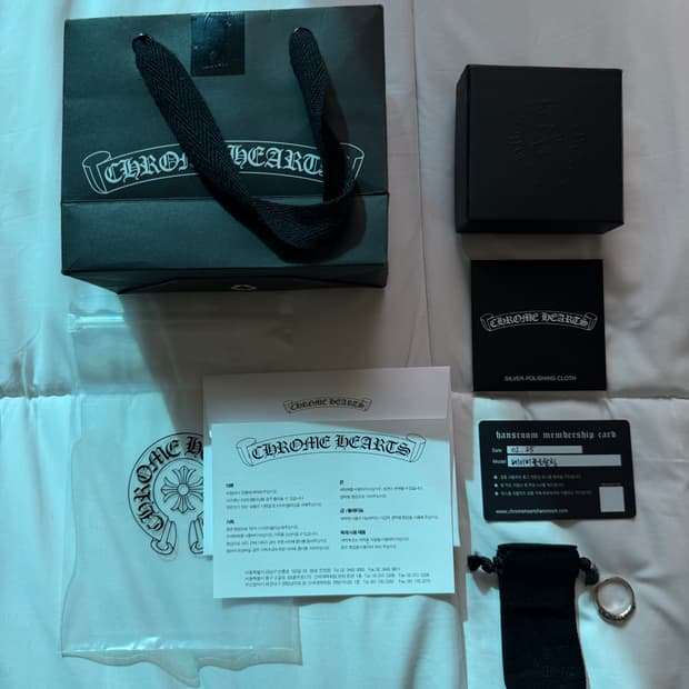 [16호] 크롬하츠 베이비플로랄링 반지 