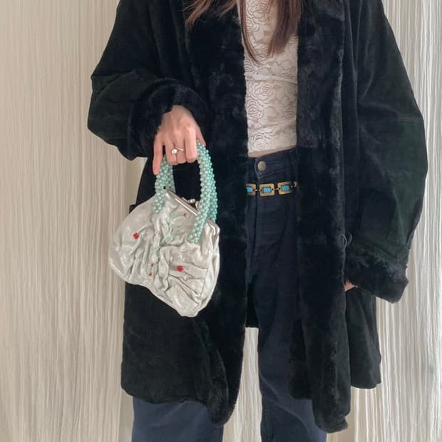 Genuine leather mustang