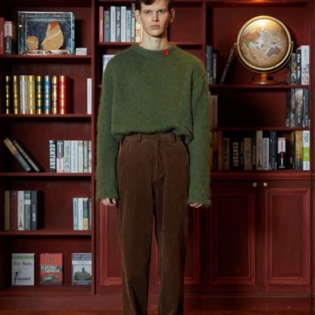 STU 모헤어 니트