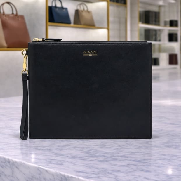 [A급] 구찌 로고 프린트 클러치백 판매합니다!!!