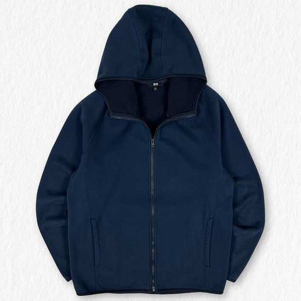 유니클로 플리스 라이너 후드집업