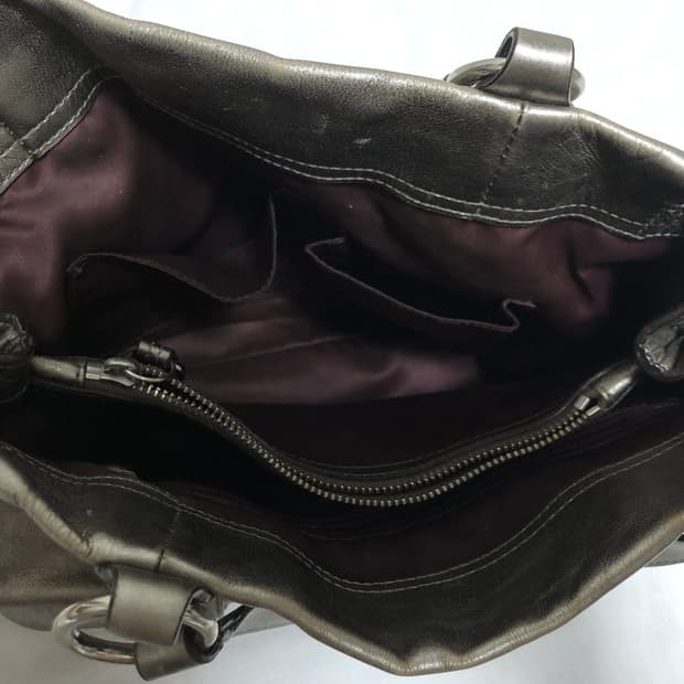 Coach metal shoulder bag