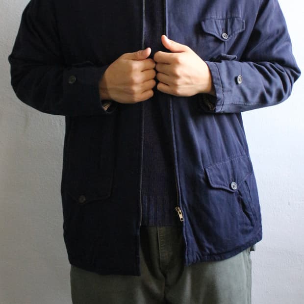 90s 폴로 네이비 워크 자켓