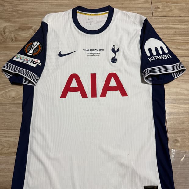 [M] 24-25 토트넘 어센틱 홈 손흥민 유로파 결승 ADV 유니폼