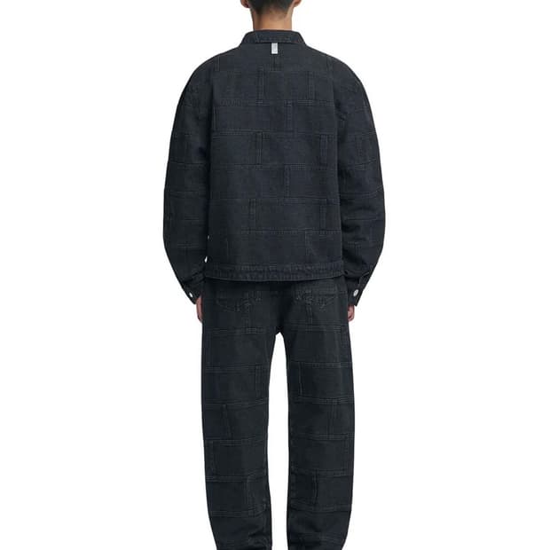22fw BRICK DENIM PANTS -Black