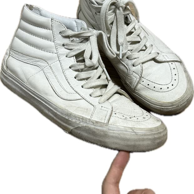 반스 sk8 스케이트 하이 레더 지퍼 270