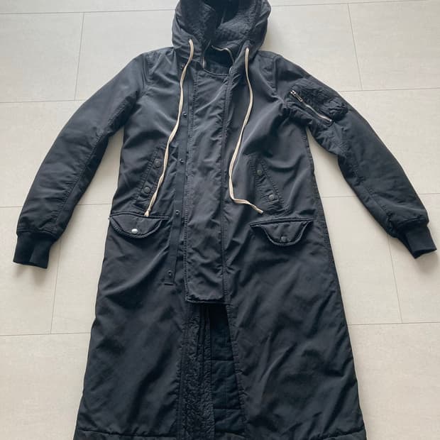 릭오웬스 닥쉐 롱 야상점퍼