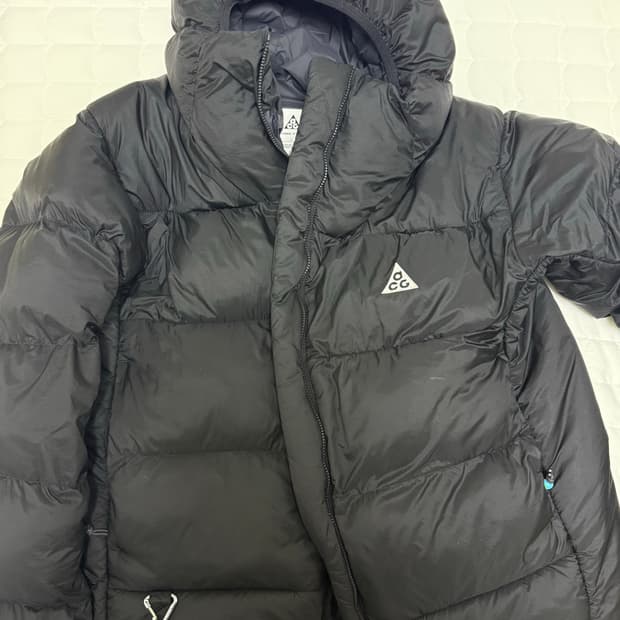 나이키 acg 루나레이크 패딩 블랙 s