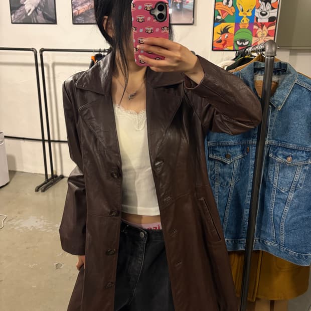 리얼레더 소가죽 자켓