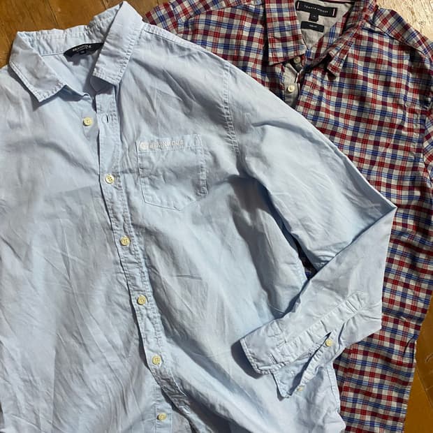 (일괄판매) 빈폴 + 타미힐피거 션폴 셔츠 2벌 (100, M)