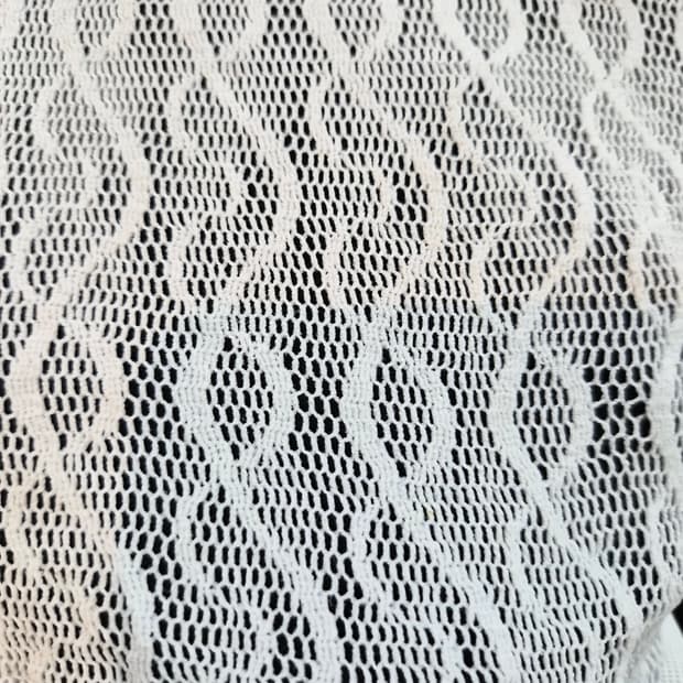 일본제 Russel Pattern 물결 레이스 팬티스타킹