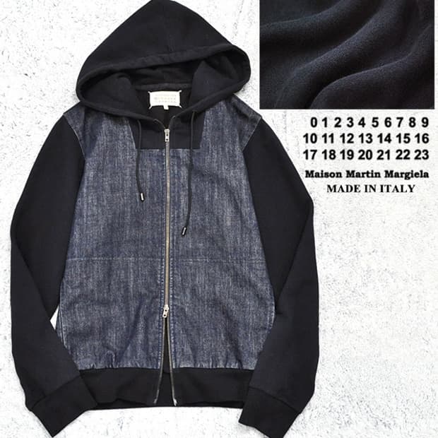 Maison Martin Margiela denim hood zip