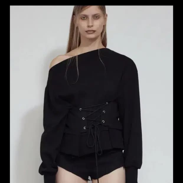 보헤미안서울 코르셋 스웻셔츠 맨투맨 보헴서