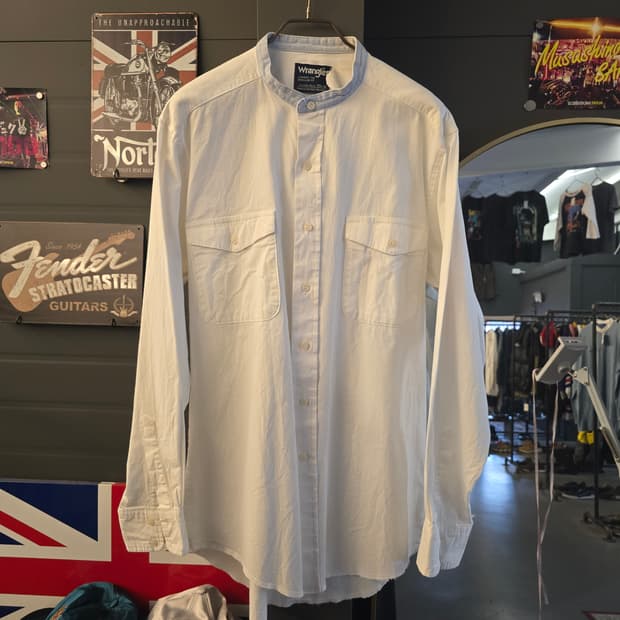 랭글러 밴드카라 차이나카라 셔츠 