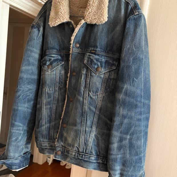 폴로 랄프로렌 3세대 쉐르파 청자켓