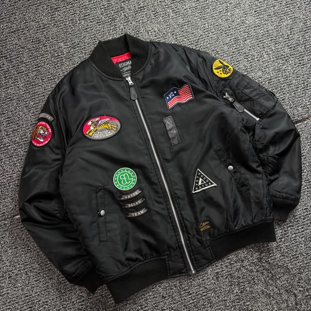 스티그마 VS MA-1 패치워크 봄버 자켓 2431