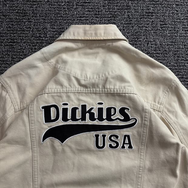 디키즈 USA 더티 워싱 빅로고 워크 자켓 3740