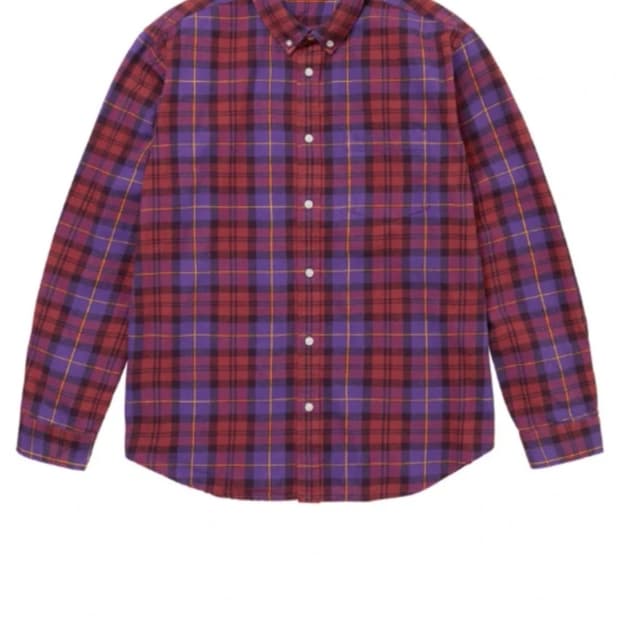 슈프림 플레이드 플란넬 셔츠 24FW