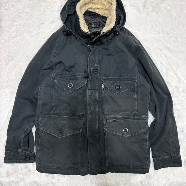 Abercrombie military combat sherpa parka