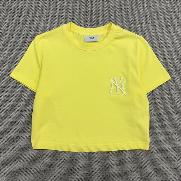 mlb 뉴욕양키즈 자수 크롭 티셔츠 v3515