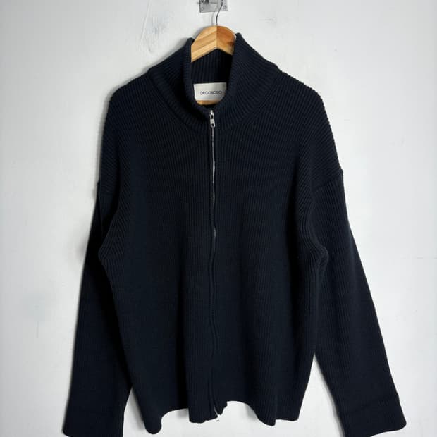Decoroso 데꼬로소 울 니트 집업 가디건