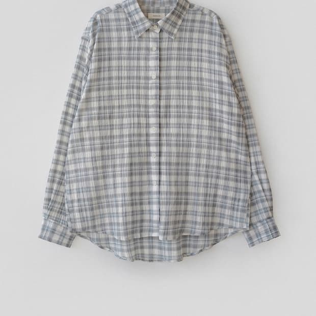 앤니즈 Boho Check Shirts(blue) 