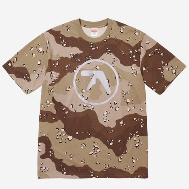 Supreme Aphex twin camo tee