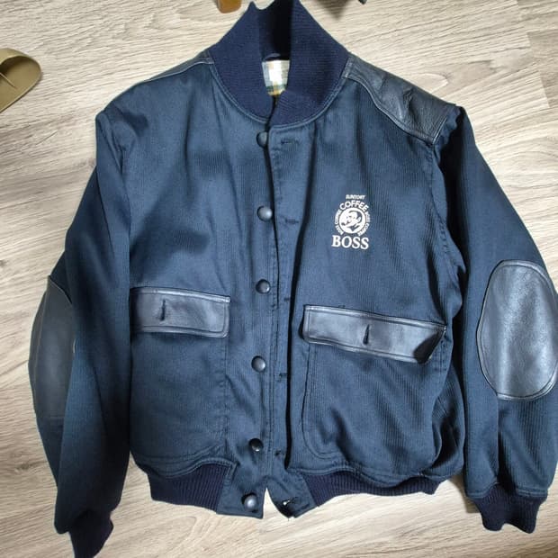 90's 산토리 보스 엘보패치 자켓