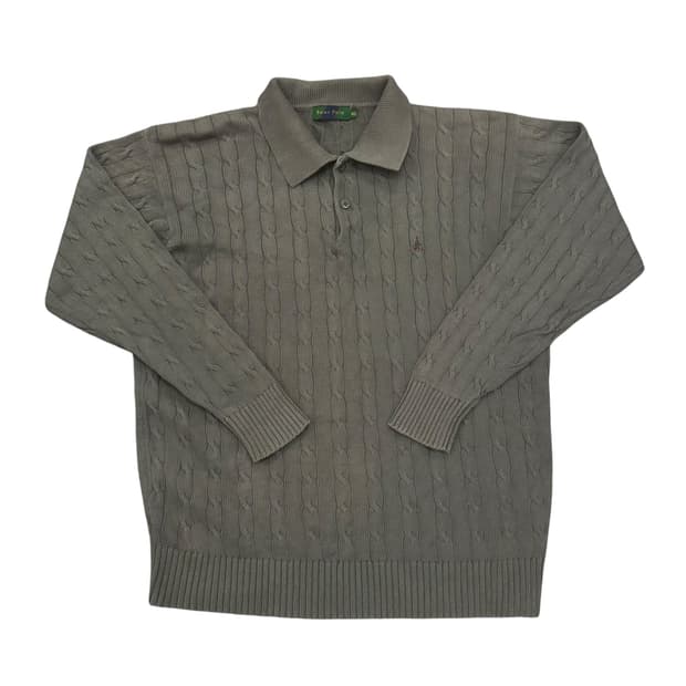 빈폴 카라넥 니트