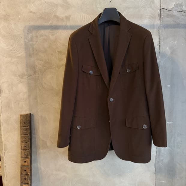 휴고보스 블랙라벨 몰스킨 헌팅 자켓 100