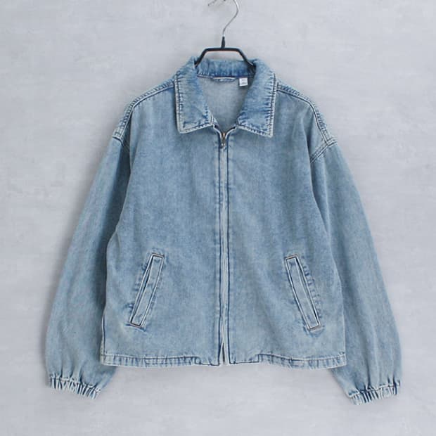 GU _ wash denim blouson _S4407