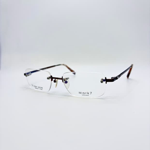 MARK7  브라운 스퀘어 무테