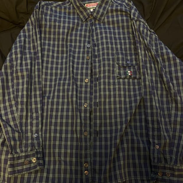 Nigel carbourn 체크셔츠