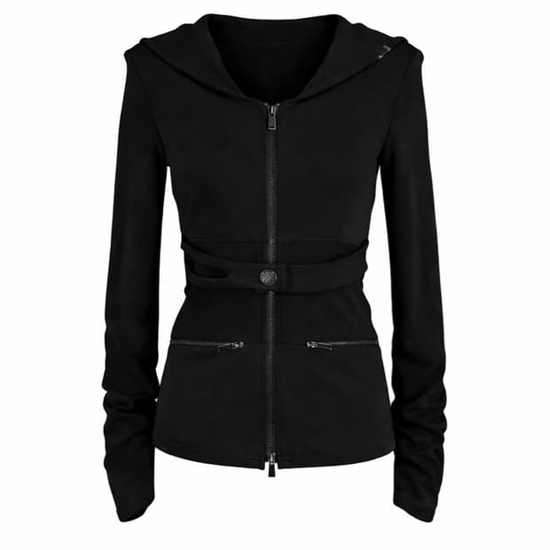 구매 쇠아 후드집업 Cut out banding hoodie zip-up